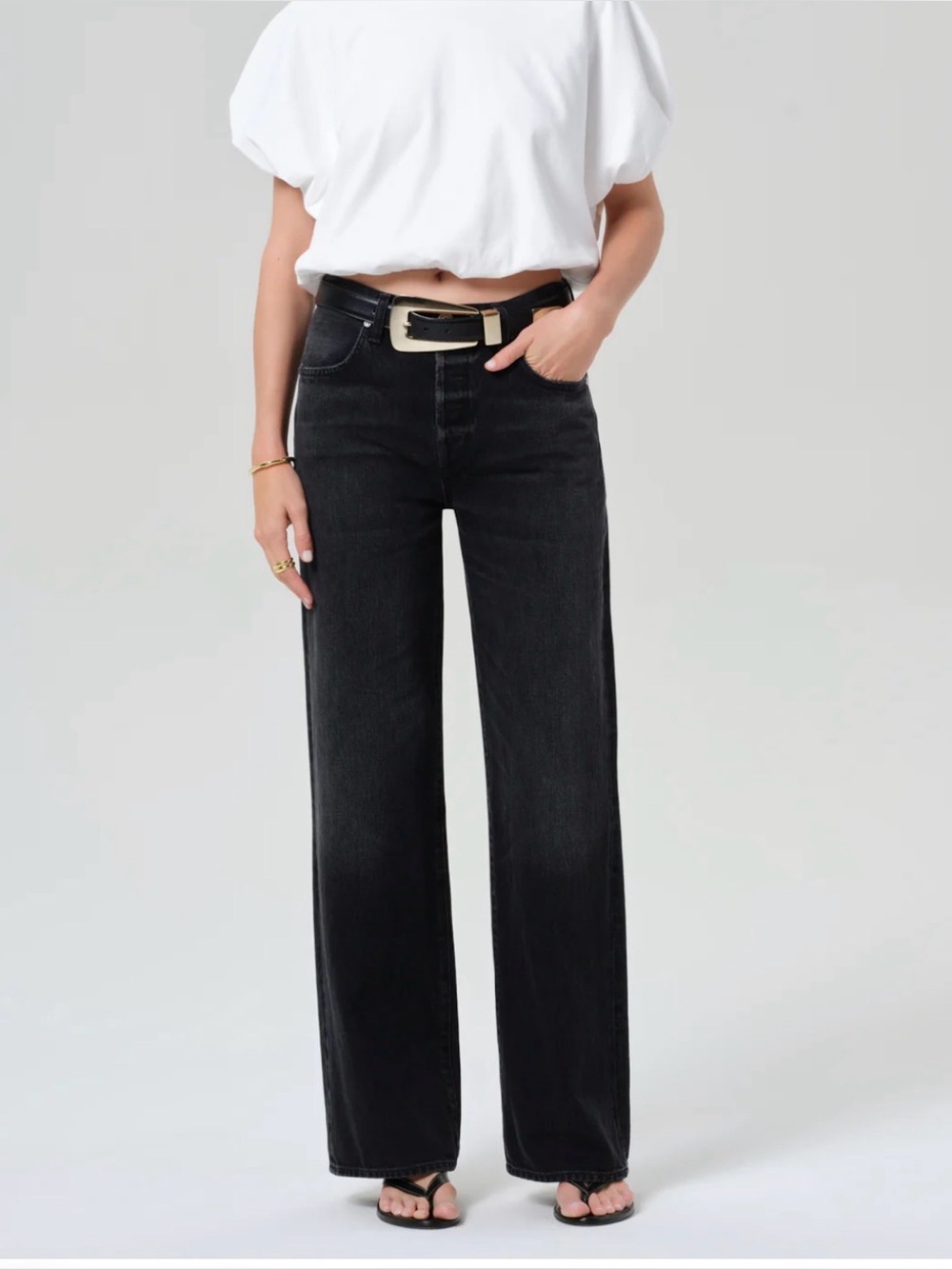 Citizen of Humanity Annina Jeans high rise straight leg Raine size 23